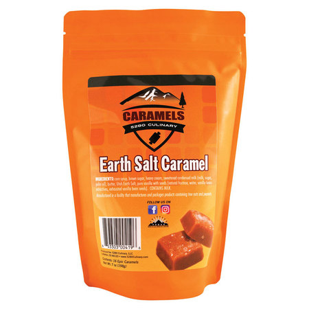 5280 CULINARY Caramel Earth Salt 7Oz CARAMELES-BAG12